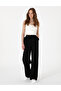 Black High Waist Loose Fit Trousers 50313136-Vr046