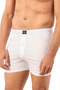 Özkan 0041 Men's 100% Cotton Ribbed Classic Comfortable Cut Towel Waist Single Jersey Combed Cotton Boxer - 3