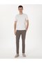 Ecru Slim Fit Crew Neck Knitwear T-Shirt 50306131-Vr019 - 4