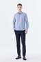 Blue Comfort Fit Cotton Easy-Iron Shirt - 2