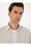 Beige Regular Fit Bottomed Lyocell Shirt 50300590-Vr011 - 2