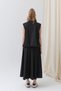 Women's Elastic Waist Skirt - 32129Etk - Black - 6