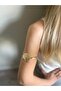 Gold Mussel Bicep Bracelet-Armcuff - 4