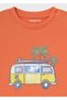 01-04 Years Baby Boy Mayoral Orange Hologram T-Shirt - Orange - 4