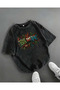 Washed Tnt Printed Oversize Vintage Tshirt