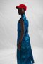Black Cobalt Blue Dress 14143 - 5