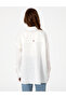 White Oversize Long Sleeve 100% Linen Shirt 50301078-Vr013 - 6