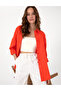 Pomegranate Flower Oversize Long Sleeve 100% Linen Shirt 50301078-Vr030