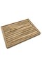 Domestic Production Large Size Suede Fabric Milky Coffee Color 34 cm / 24 cm Sausage Ring Display Stand - 3