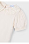 04-10 Years Old Girls Mayoral Beige Pants and Blazer Set - Beige - 5