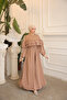 Ankanoor Dubai Silk Double-Ruffle Loose Dress 150 CM Anka255068