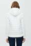 Self-Striped Fur Coat - 6