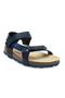 000116-g Fussbettpantoffel Navy Blue Unisex Sandals