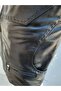 Genuine Leather Moto Style Leather Vest with Zipper - 3