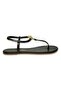 Tk-8021 Black Women's Sandals with Buckle - 2