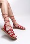 Tylnaril Women's Sandals 0012853   Red - 4