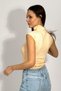 Women's Zero Sleeve Half Turtleneck Body Beige - 5