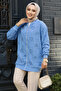 Laced Blue Hijab Jacket 20003m - 2