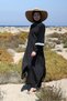 Black Zip Full Covered Hijab Swimsuit M2032S - 3