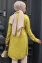 Oil Green Patterned Viscose Hijab Tunic - 11703YY - 3