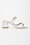 Women's Thick Heeled Buckle Very Stylish Slippers - 3