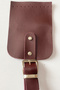 Leather Mobile Phone Bag Kit with Clip Small Size Plain - 2
