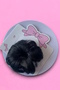 Black Color Hair Detailed Side Buckle - 2
