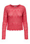 Jdysun Lay L/S Boatneck Pullov. Knt Noos