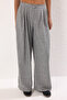 Gri Wide Leg/Geniş Paça Dokuma Pantolon TWOSS25PL00107 Palazzo - 3