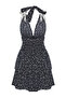 Polka Dot Woven Gipeli 100% Cotton Beach Mini Dress Tbess25El00131 - 6