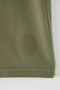 Khaki Oversize/Wide Cut Washed/Aged Look 100% Cotton Shorts & Bermuda Tmnss25Sr00046 - 9