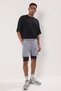 Gray Running Quick Dry Micropoly Training Fitness Tights Outdoor Shorts Tmnss25Sr00060 - 2