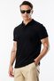 Men's Non-Shrink Cotton Fabric Regular Fit Standard Cut Polo Collar T-Shirt Poloyaka-T-Shirt1