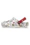 Saboti toddler peanuts classic clog - white/multi - 3