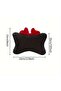 Plush Headboard Neck Pillow with Bow Tie 1 Pcs (Suitable for Any Vehicle) - 3