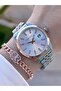 Two Colors Color Calendar Katran Women Wristwatch Bracelet Gift