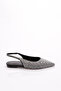Women's Ballerina Black Silver Stone 41521085