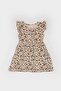 Baby Girl Patterned Short Sleeve Summer Dress A0136A525Sm