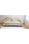 Purple Cross Stitched Sofa Bed Sofa Cover 350 X 180 Buldan Work 2 Throw Pillows with a Gift - 4