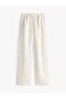Viscose Linen Wide Leg Pants Women's Trousers Ww0Ww4546403N - 6