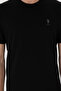Men's Regular Fit Crew Neck Black T-Shirt 50299544-VR046 - 6