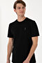 Men's Regular Fit Crew Neck Black T-Shirt 50299544-VR046 - 3