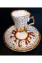 Porcelan Hand Painted Coffee Cup Set of Six People - 4