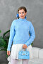 Women's Half Turtleneck Knitwear Sweater - 2