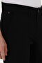 Men's Slim Fit Black Canvas Trousers 50300123-Vr046 - 5