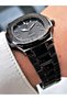 Metal Cord Black Color Calendar Display Active Men's Wrist Watch Special for Father's Day - 2