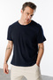 تي شيرت رجالي 100% قطن بقصة عادية وفتحة رقبة دائرية تي شيرت أساسي BASIC-T-SHIRT1 - 3