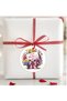 50Pcs 6.2cm Floral Hollowed Shake Label Thank You Card Clothing Packaging Card for Mother's Day - 3