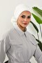 Elegant Ready-To-Wear Turban, Ecru, Ht-92 - 7