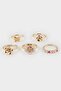 Women's 5-Piece Gold Ring E8072Axns